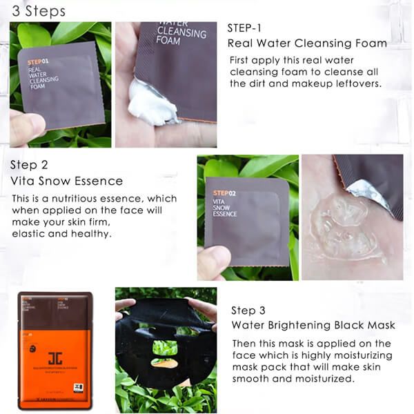 Mặt Nạ Jayjun Real Water Brightening Black Mask