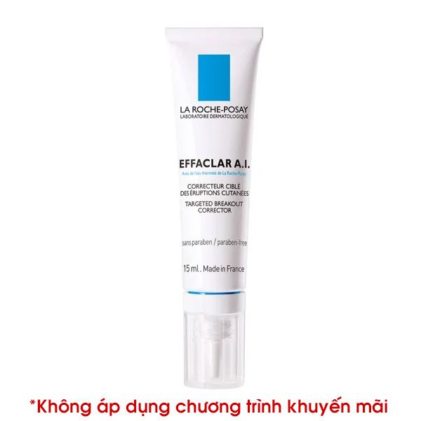 Kem Làm Giảm Mụn Chuyên Biệt La Roche-Posay Effaclar A.I. 15ml (không tích điểm)