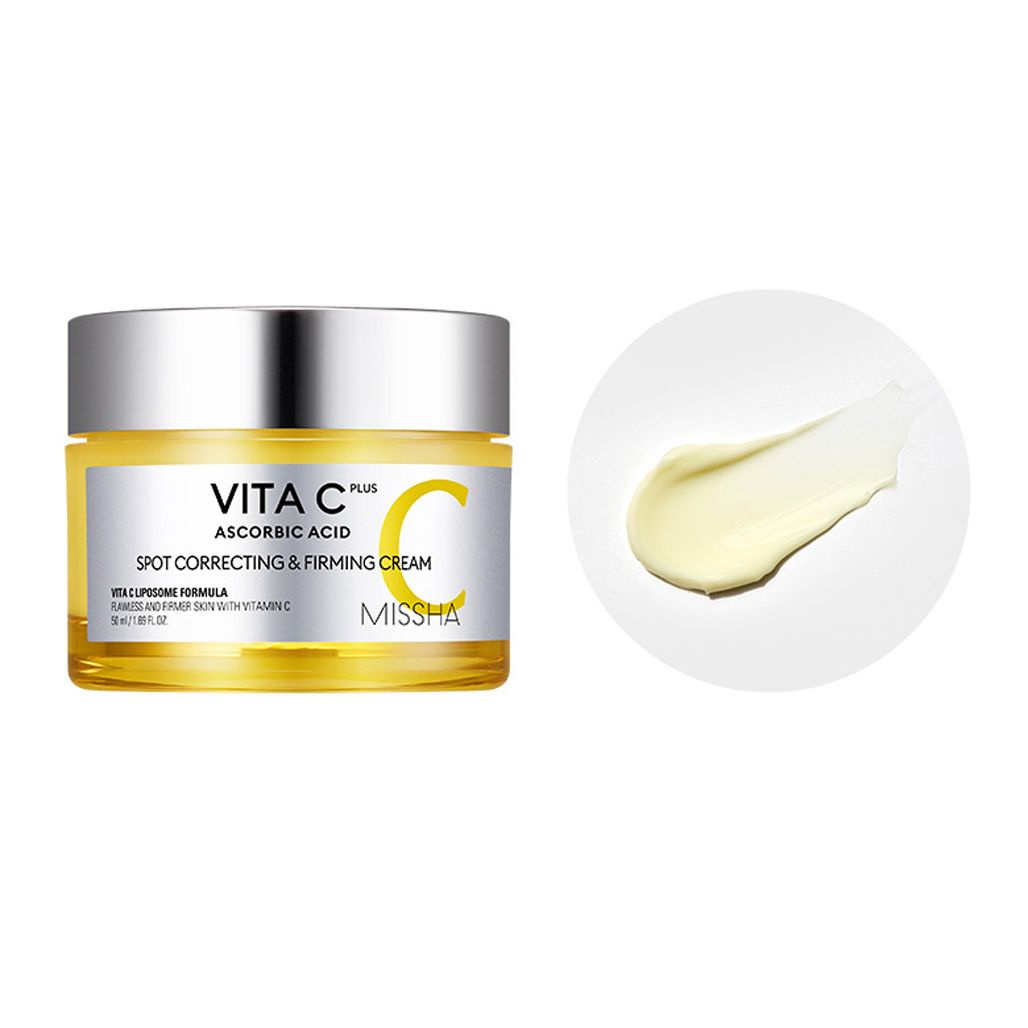 Kem dưỡng trắng, trị thâm Missha Vita C Plus Ascorbic Acid Spot Correcting & Firming Cream