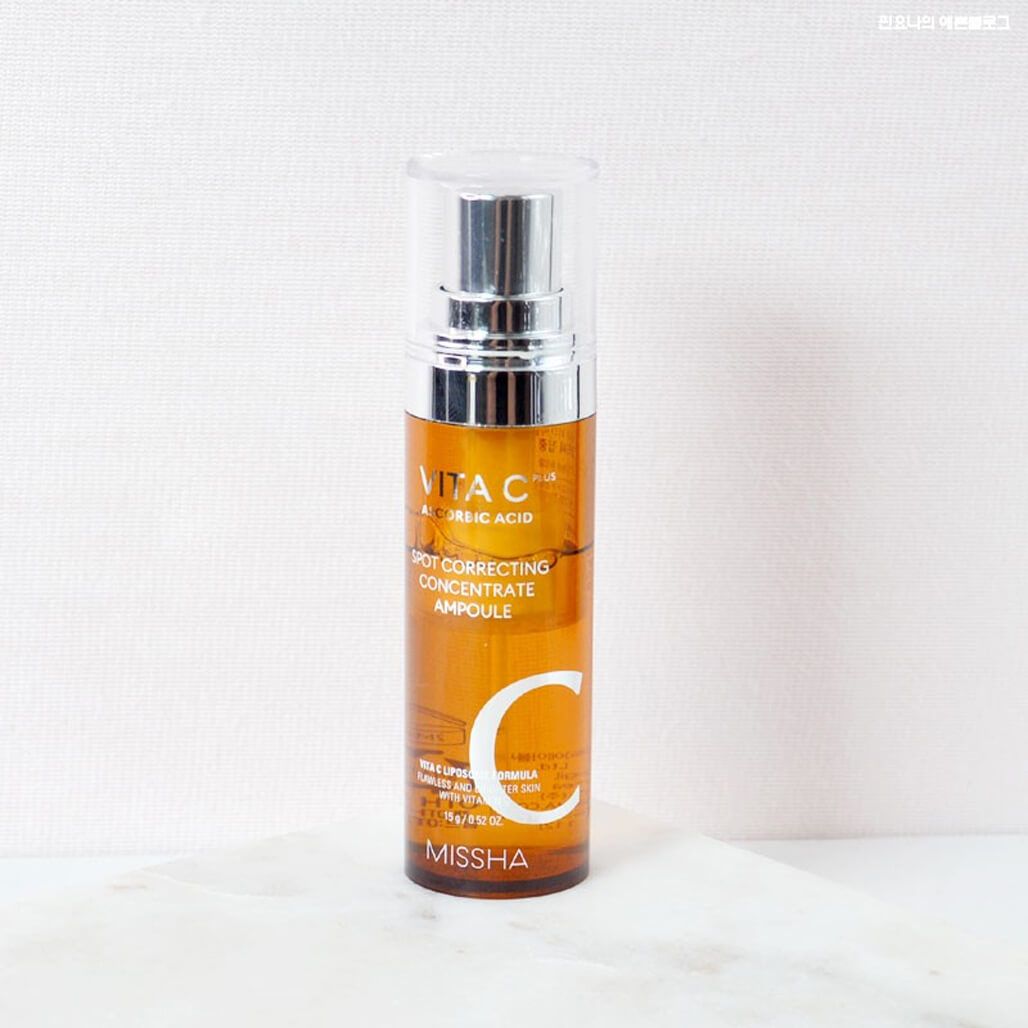 Tinh chất dưỡng trắng, làm sáng da Missha Vita C Ascorbic Acid Spot Correcting Concentrate Ampoule
