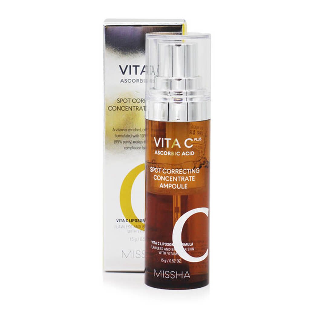 Tinh chất dưỡng trắng, làm sáng da Missha Vita C Ascorbic Acid Spot Correcting Concentrate Ampoule