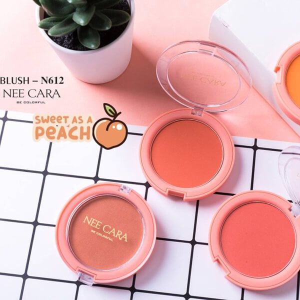 Phấn Má Hồng Nee Cara Be Colorful Peach Blush N612