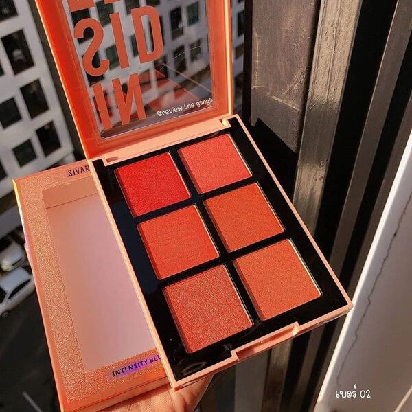 Phấn Má Hồng Sivanna Colors Insider Intensity Blusher Palette HF5025