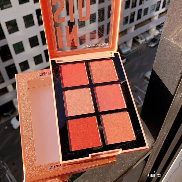 Phấn Má Hồng Sivanna Colors Insider Intensity Blusher Palette HF5025