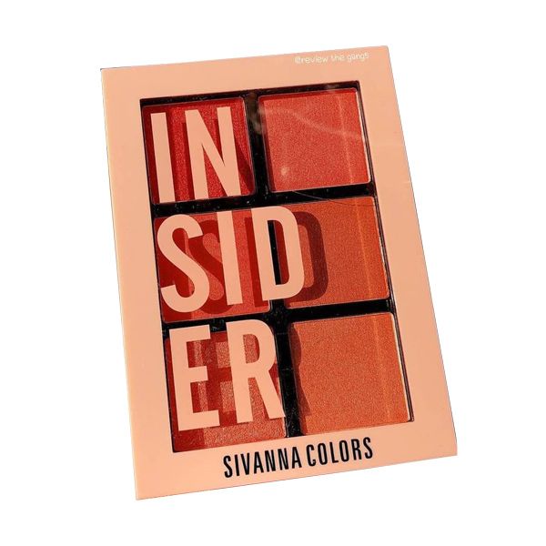 Phấn Má Hồng Sivanna Colors Insider Intensity Blusher Palette HF5025