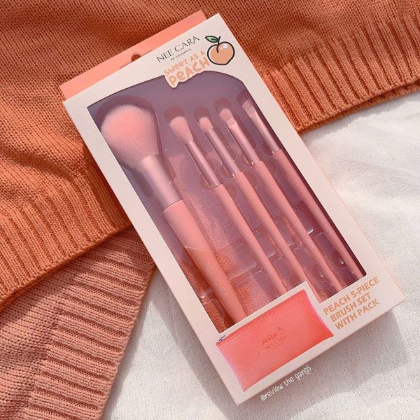 Bộ Cọ Nee Cara Peach 5 Piece Blush Set N615