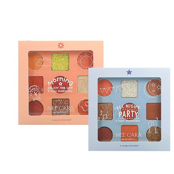 Phấn Mắt Nee Cara All Night Party 9 Color Eyeshadow N137