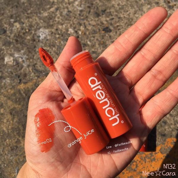 Son Môi Nee Cara Moisture Fruit Tint Drench N132