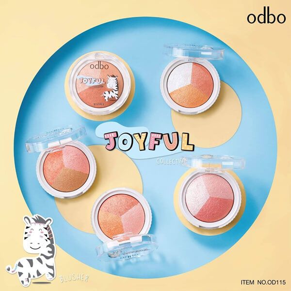 Phấn Má Hồng Odbo Joyful Blusher OD0115