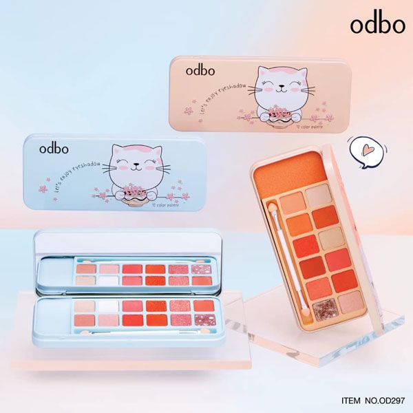 Bảng Phấn Mắt Odbo Let's Enjoy Eyeshadow OD297