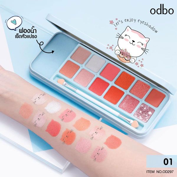 Bảng Phấn Mắt Odbo Let's Enjoy Eyeshadow OD297
