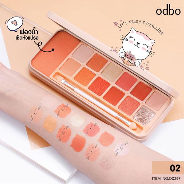 Bảng Phấn Mắt Odbo Let's Enjoy Eyeshadow OD297