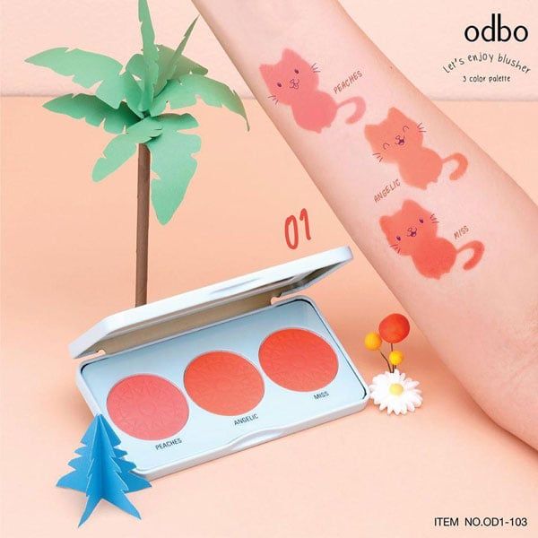 Bảng Má Hồng Odbo Let's Enjoy Blusher OD1-103