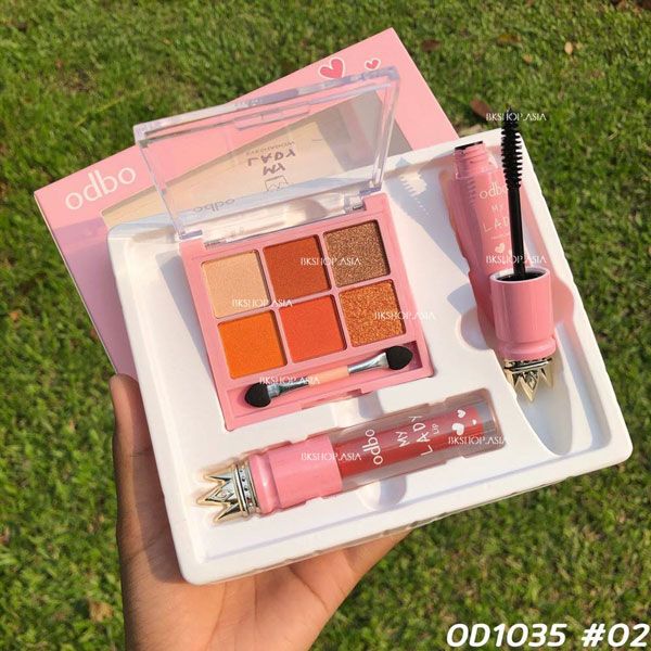 Set Phấn Mắt Mascara Son Odbo My Lady OD1035