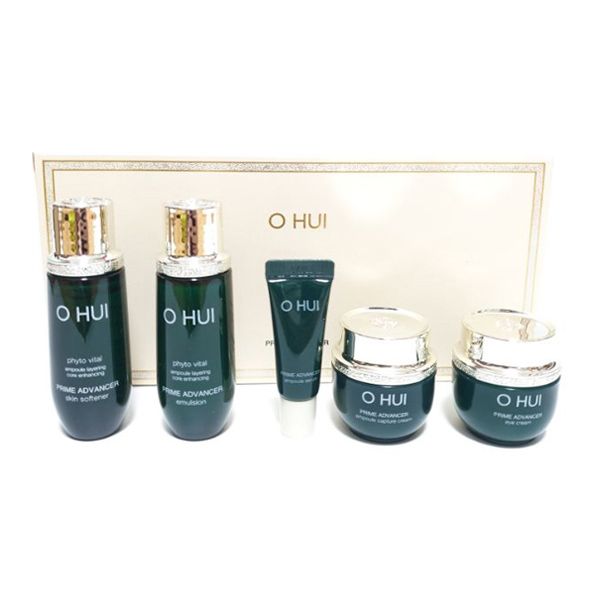 Bộ Siêu Dưỡng Da, Chống Lão Hóa Ohui Xanh Prime Advancer Special Set