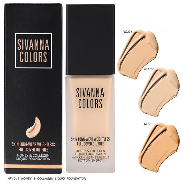 Kem Nền Sivanna Colors Skin Long Wear Weightless Full Cover Oil Free HF4012