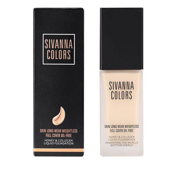 Kem Nền Sivanna Colors Skin Long Wear Weightless Full Cover Oil Free HF4012