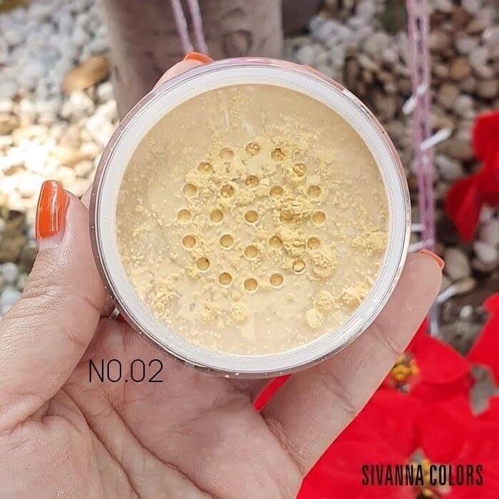 Phấn Phủ Bột Sivanna Colors Finishing Loose Powder HF5038
