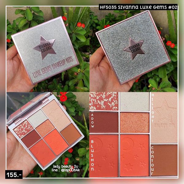 Bộ Kit Sivanna Colors Luxe Gems Makeup Kits HF5035