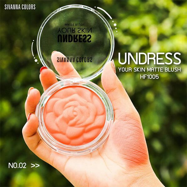 Phấn Má Hồng Sivanna Colors HF1005 Undress Your Skin