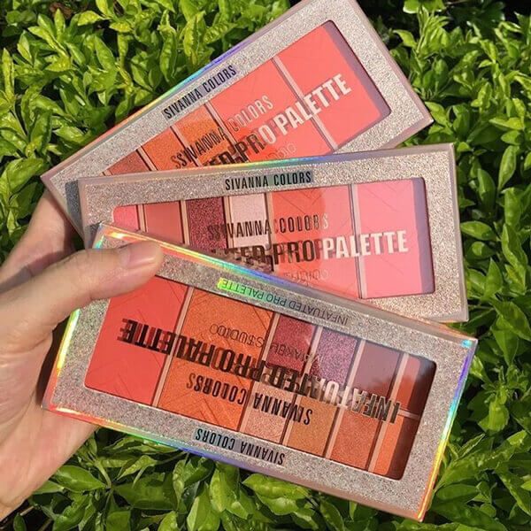 Bảng Phấn Mắt Và Má Hồng Sivanna Colors Infatuated Pro Palette HF5021