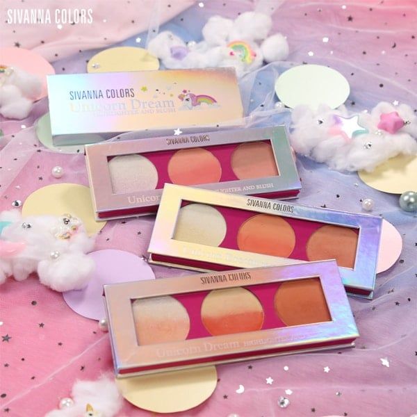 Bảng Highlighter And Blush Sivanna Colors Unicorn Dream HF2007