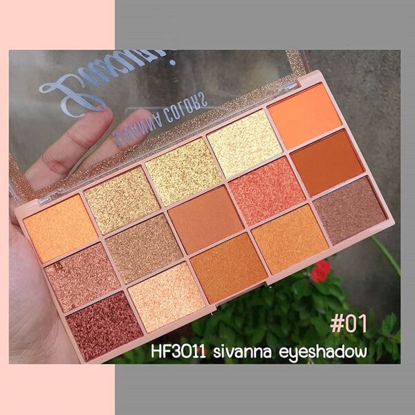 Bảng Phấn Mắt Sivanna Colors Luxuriant Ultra Professional Eyeshadows HF3011