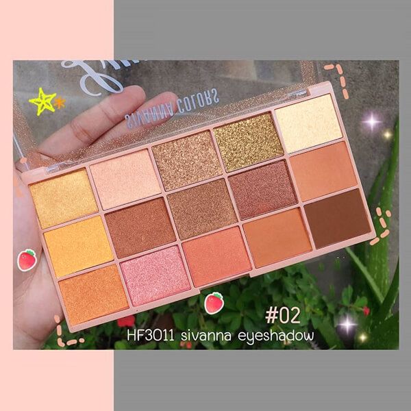 Bảng Phấn Mắt Sivanna Colors Luxuriant Ultra Professional Eyeshadows HF3011