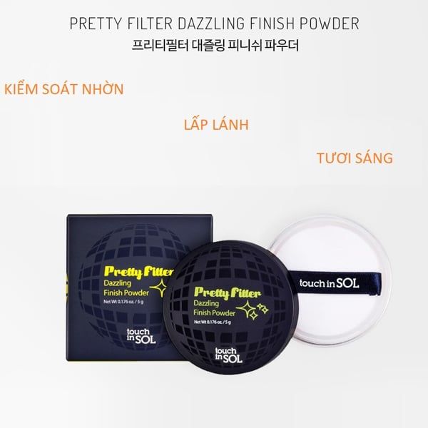  Phấn Bột Touch In Sol Pretty Filter Dazzling Finish Powder 