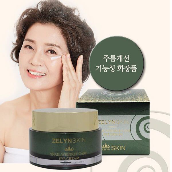 Kem Mắt Zelyn Skin Snail Wrinkle Care Eye Cream