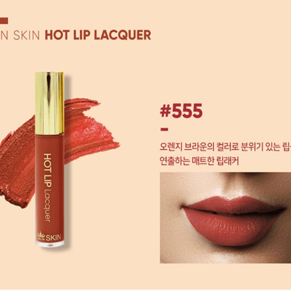 Son Kem Lì Hot Lip Lacquer Zelyn Skin