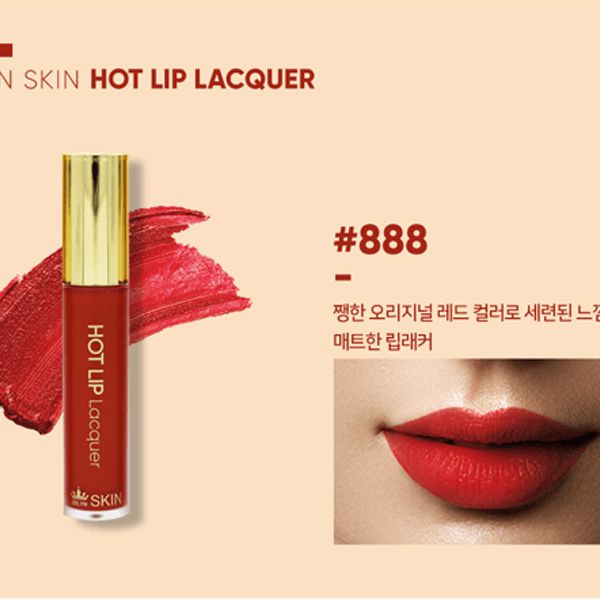 Son Kem Lì Hot Lip Lacquer Zelyn Skin