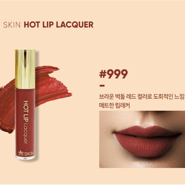 Son Kem Lì Hot Lip Lacquer Zelyn Skin