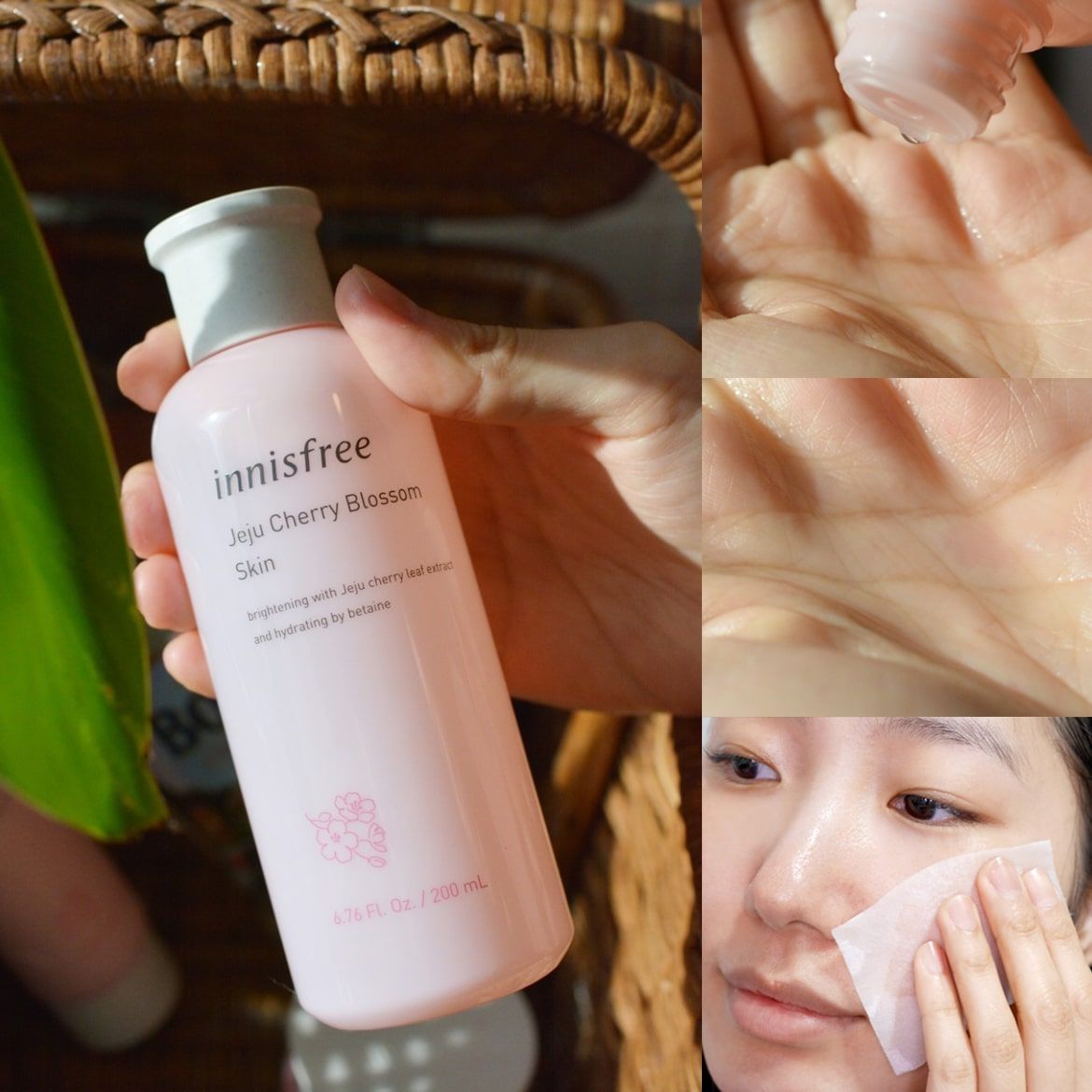 Bộ Kit Dưỡng Trắng 2 Món Innisfree Jeju Cherry Blossom Duo Kit