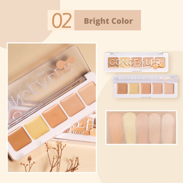 Bảng Che Khuyết Điểm 5 ô WODWOD Concealer Pallete Nội Địa Trung