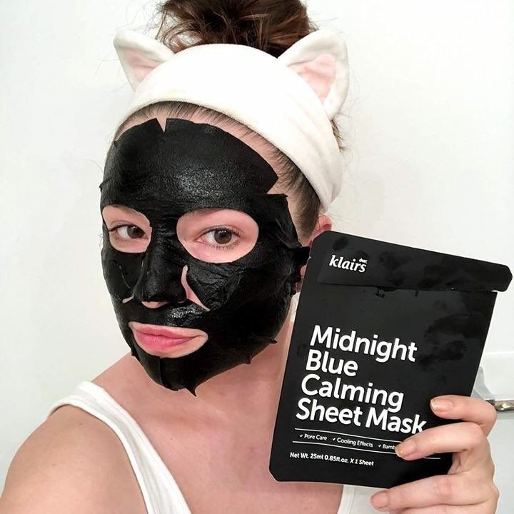  Mặt Nạ Làm Dịu, Phục Hồi Da KLAIRS Midnight Blue Calming Sheet Mask - 25ml 