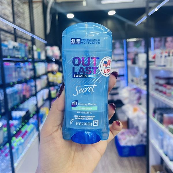  Gel Khử Mùi Cơ Thể, Giảm Tiết Mồ Hôi 48h SECRET Outlast Sweat Odor 48H (Có Tem Phụ) 