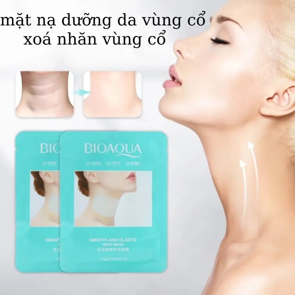  Mặt Nạ Cổ Chống Nhăn, Dưỡng Ẩm BIOAQUA Smooth Moisturize Neck Mask 