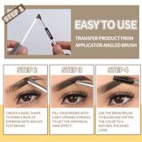  Gel Kẻ Lông Mày Không Trôi KIMUSE Waterproof Long-Lasting Eyebrow Gel (Kèm Cọ) 