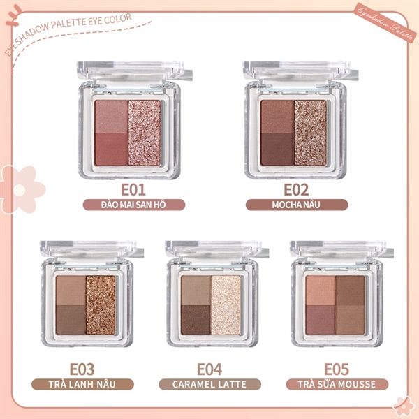 Phấn Mắt 3 Ô Bền Màu BAYFREE Eyeshadow Palette Eye Color