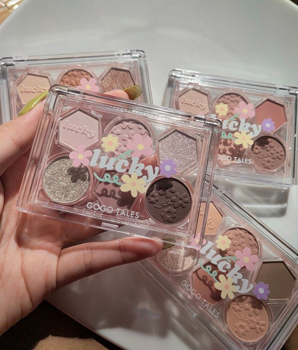 Bảng Phấn Mắt 6 Ô Lucky GOGO TALES Springfield Flower Eyeshadow Palette