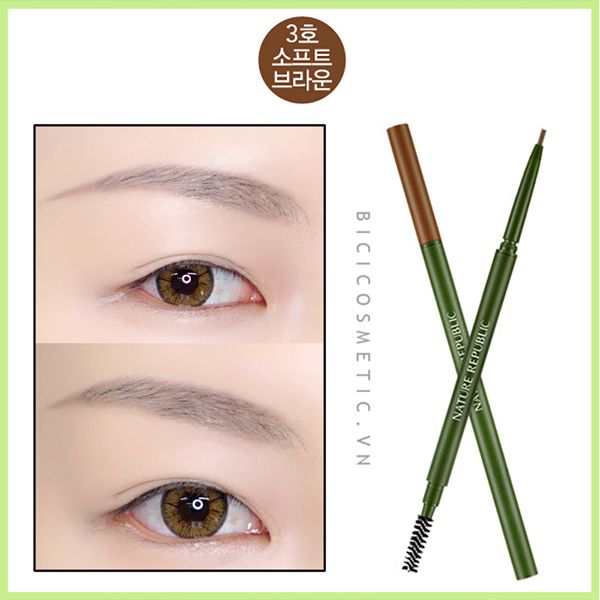 Bút Kẻ Mày Nature Republic Micro Slim Brow Pencil