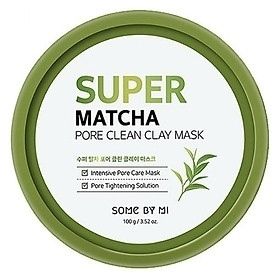  Mặt Nạ Đất Sét Trà Xanh Giảm Mụn Đầu Đen, Bã Nhờn SOME BY MI Super Match Pore Clean Clay Mask 100g 