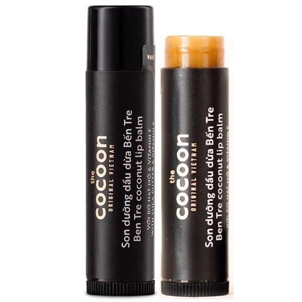  Son Dưỡng Dầu Dừa Bến Tre  COCOON BEN TRE COCONUT Lip Balm 5g 