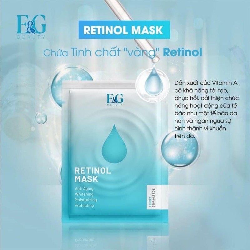  Mặt Nạ Tái Tạo Da Chuyên Sâu E&G Beauty Retinol Mask 