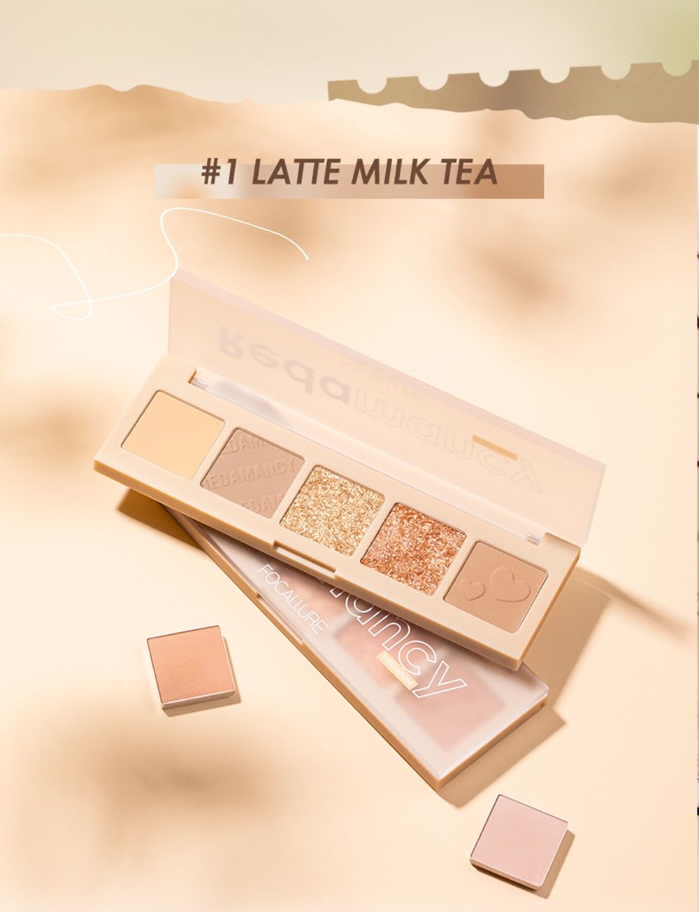 Bảng Phấn Mắt 5 Màu Bền Màu Lâu Trôi FOCALLURE Five Shades Eyeshadow Palette | FA354