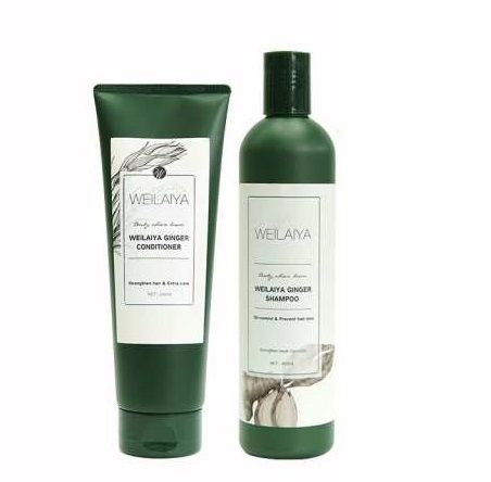  Cặp Gội Xả Gừng Trắng Sạch Dầu Thừa, Giảm Gàu WEILAIYA Ginger Hair Care 