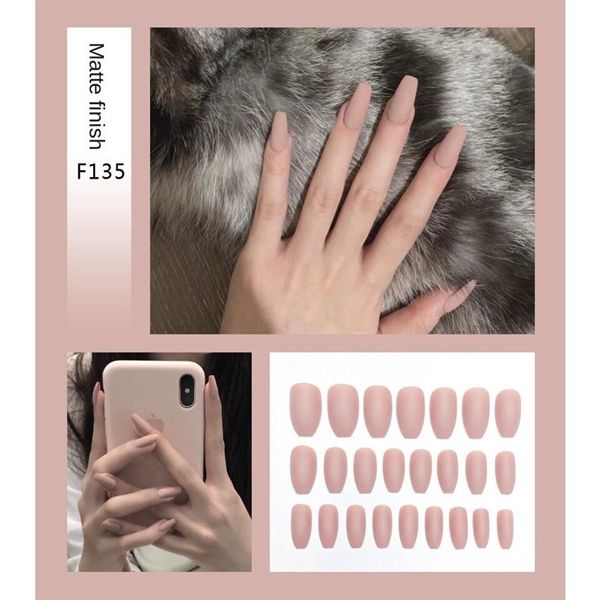 (Update Liên Tục) Set 24 Móng Tay Giả Nails Box Kèm Keo Dán Nội Đia Trung