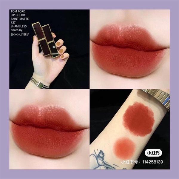  Son Thỏi Lì TOM FORD Lip Color Saint Matte 