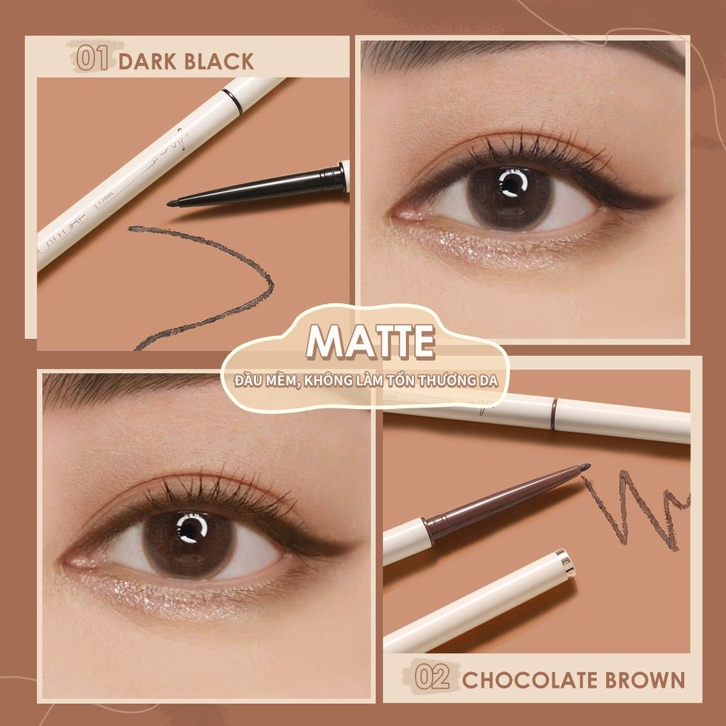 Chì Sáp Kẻ Mắt Lâu Trôi FOCALLURE Perfectly Defined Gel Eyeliner | FA-243